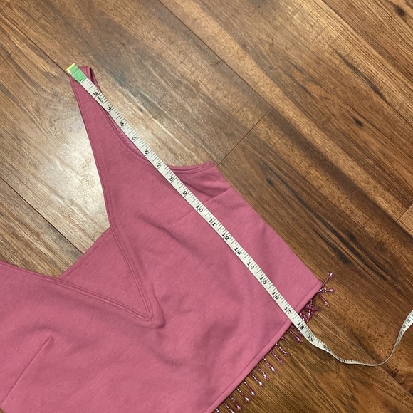 💛 XS 💛 NWT Anthro Tank Cropped Beaded Embellished​ - Picture 9 of 9